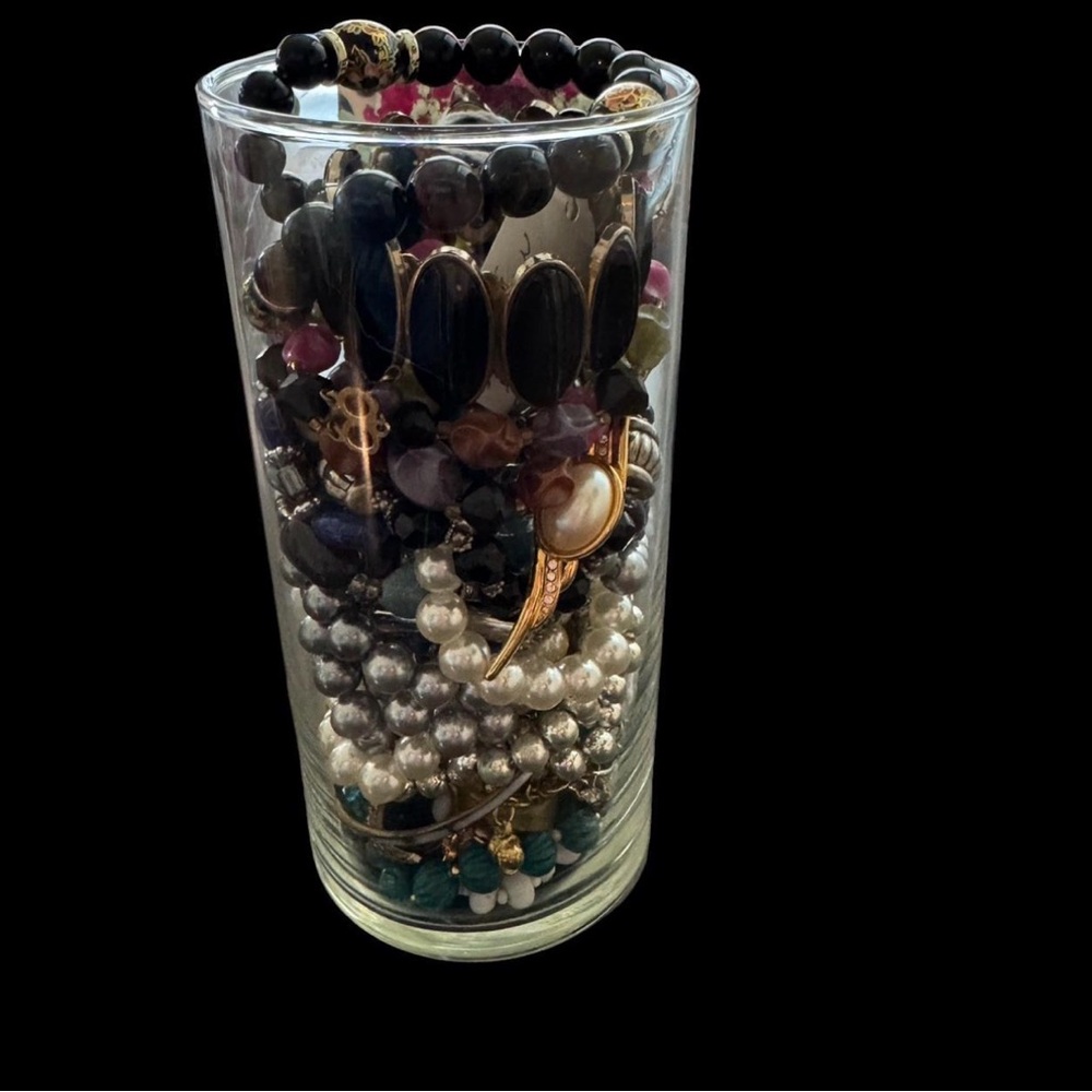 Vintage mystery jewelry jar